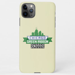 Capa Para iPhone Logotipo de Taxi da Faixa Verde de Chicago - Arte 