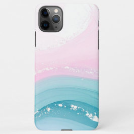 Capa Para iPhone Modern Stone Dusty Blue Marble
