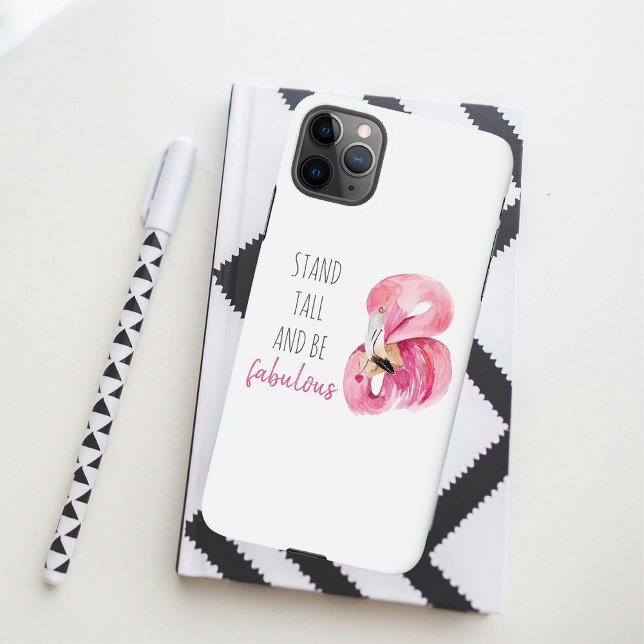 Capa Para iPhone Moderno Exótico Altura E Fabuloso Flamingo BE (Criador carregado)