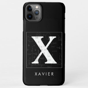 Capa Para iPhone Monograma de Matemática - Xavier