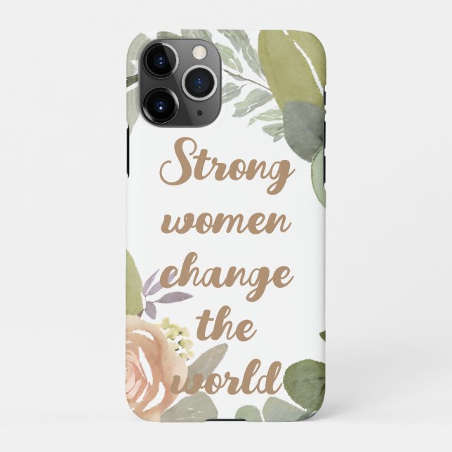 Capa Para iPhone mulheres fortes mudam o mundo 8ª marcha igualdade (Verso)