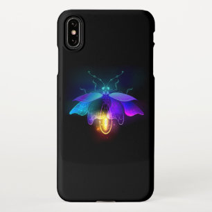 Capa Para iPhone Neon Firefly a preto