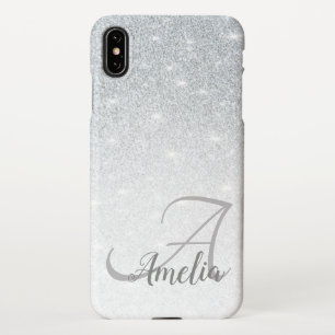 Capa Para iPhone Nome do Glitter Glitter de Cristal na moda Girly