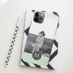 Capa Para iPhone Nome e Foto Personalizados da Casa Pastel Minimali<br><div class="desc">Nome e Foto Personalizados da Casa Pastel Minimalista</div>