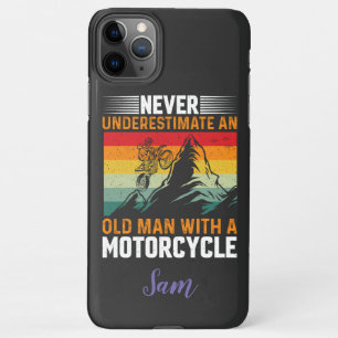 Capa Para iPhone Nunca Subestime Um Velho Com Uma Moto