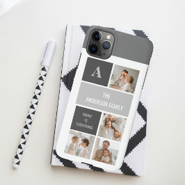 Capa Para iPhone Oferta da Melhor Família de Fotos e Cinzas do Mode