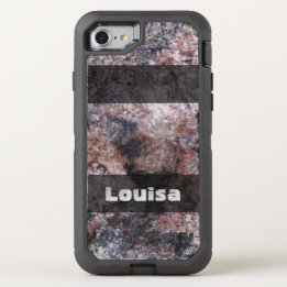 Capa Para iPhone 8/7 OtterBox Defender Nature Geology Pinkish Rock Textura qualquer