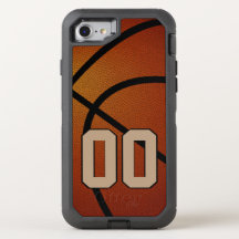 Resistentes capas de iPhone OTTERBOX de basquete c