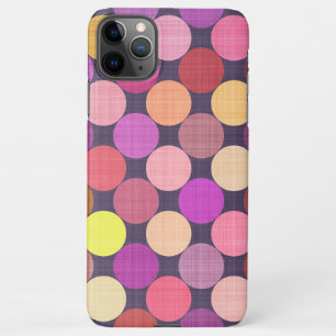 Capa Para iPhone Padrão de Arte Contemporânea Colorida do Bolinhas