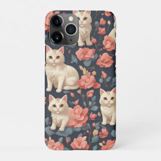Capa Para iPhone Padrão de gato bonito