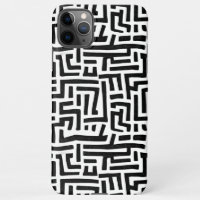 Padrão de Maze Pop de Arte Negra