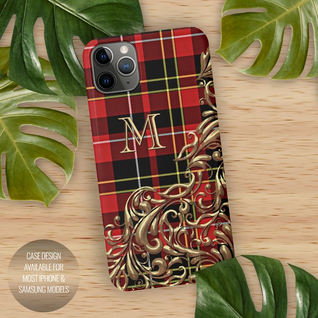 Capa Para iPhone Padrão de Verificações de Tartan Escocês Tradicion (Criador carregado)