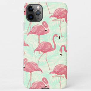 Capa Para iPhone Padrão Flamingo Pink Elegante de Chic