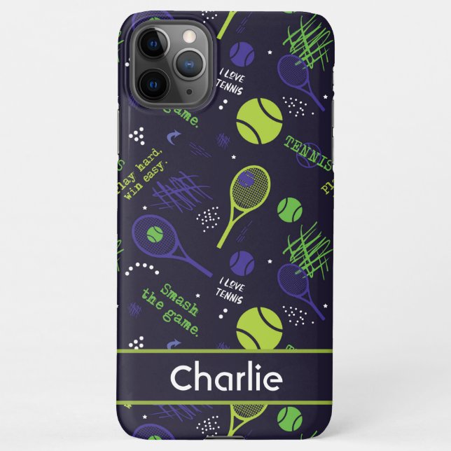 Capa Para iPhone 💚 padrão tênis verde e 💜 roxo - nome personaliza (Verso)