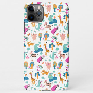 Capa Para iPhone Padrões para a selva e os animais corados