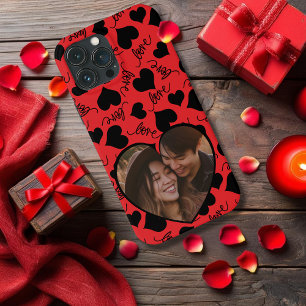 Capa para iPhone personalizada   Design vermelho d