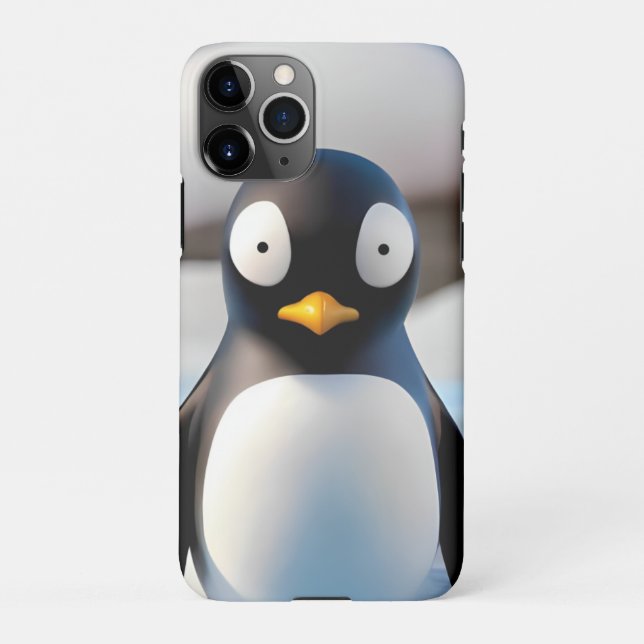 Capa Para iPhone Pinguim (Verso)