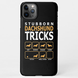 Capa Para iPhone Presente no cão | Truques Dachshund Stubborn