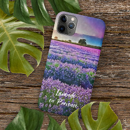 Capa Para iPhone Proveniência Lavande Personalizada França Sunset W