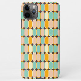 Capa Para iPhone Retro geometric pattern with vertical ovals