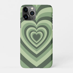 Capa Para iPhone Sage Green Latte Love Café Heart Case-Mate iPhon