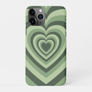 Capa Para iPhone Sage Green Latte Love Café Heart Case-Mate iPhon