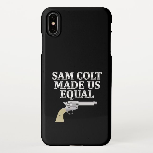 Capa Para iPhone Sam Colt nos fez iguais (Verso)