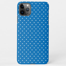 Capa Para iPhone Seamless blue background polka dot pattern 