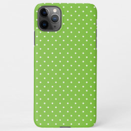 Capa Para iPhone Seamless  bright lime polka dot pattern 