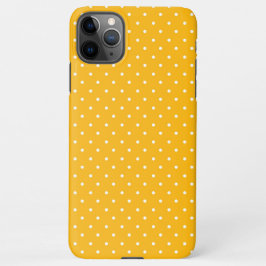 Capa Para iPhone Seamless yellow-orange  polka dot  pattern 