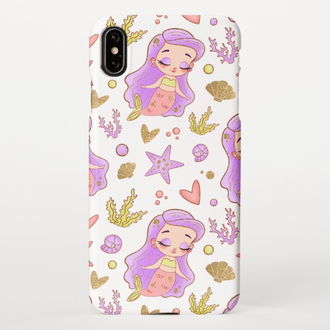 Capa Para iPhone  Seascape with Beach, Great Wave & Mount Sea Case (Verso)