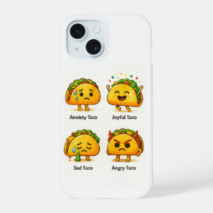 Capa para iPhone Sentimentos de Taco Engraçado Qua