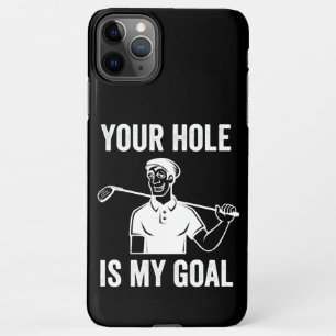 Capa Para iPhone Seu buraco é meu golfe, golfistas