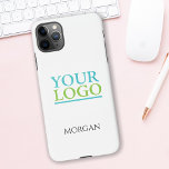 Capa Para iPhone Seu logotipo/arte/foto, faça você ouvir o nome pre<br><div class="desc">Personalize com seu Nome e Arte ou Foto em Texto preto em fundo branco. Também pode ser usado para o logotipo e o nome da sua empresa.</div>