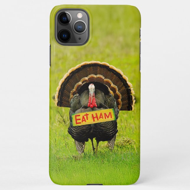 Capa Para iPhone SlipperyJoe's humorous clever Thanksgiving theme t (Verso)
