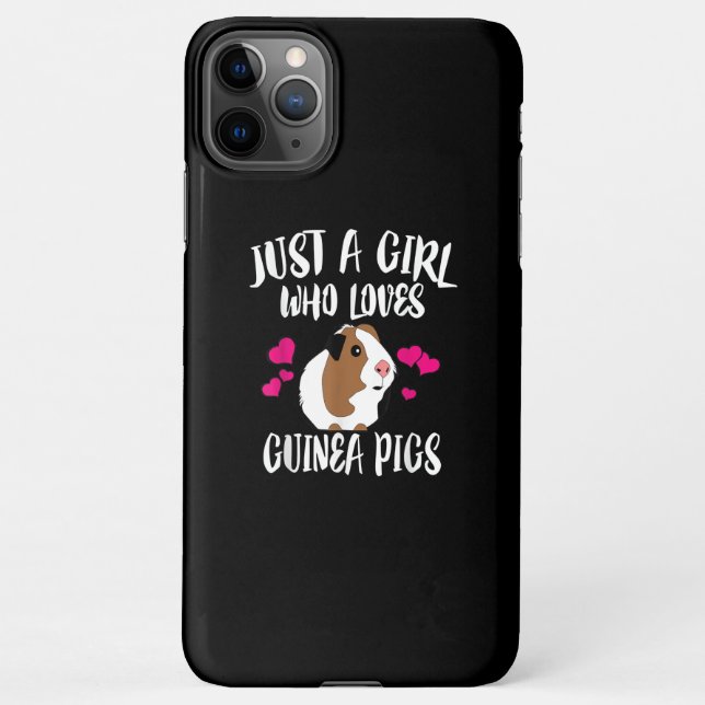 Capa Para iPhone Só Uma Garota Que Ama A Guiné Pigs Guiné Pig Gift (Verso)