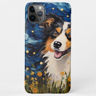 Capa Para iPhone Starry Night Canine Dreamscape - Van Gogh Inspirou