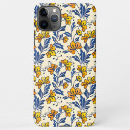 Capa Para iPhone Stunning Seamless Pattern of Flowers and Leaves