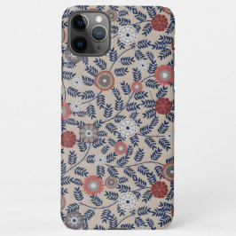 Capa Para iPhone Stunning Teal and Magenta Foliage Pattern 