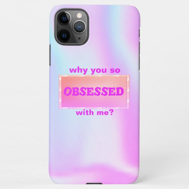 Capa Para iPhone Sweet Girly Holographic (Verso)