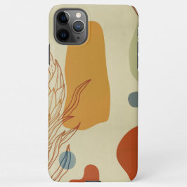 Capa Para iPhone Tendy Modern Line Abstrato Protea Botânica