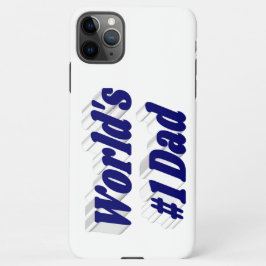 Capa Para iPhone Texto azul pai