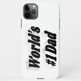 Capa Para iPhone texto preto pai