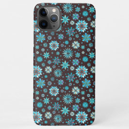 Capa Para iPhone Turquoise Floral Pattern – Boho Aesthetic 