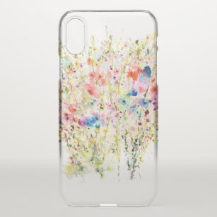 Capa Para iPhone XS Buquê floral da aguarela