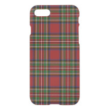Caso do Defletor do Royal Stewart iPhone 8/7 Clear