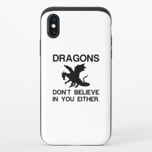 Capa Para iPhone X Dragões não acreditam