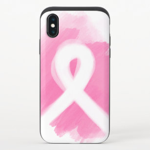 Capa Para iPhone XS Marca d'água para conhecimento do Cancer 