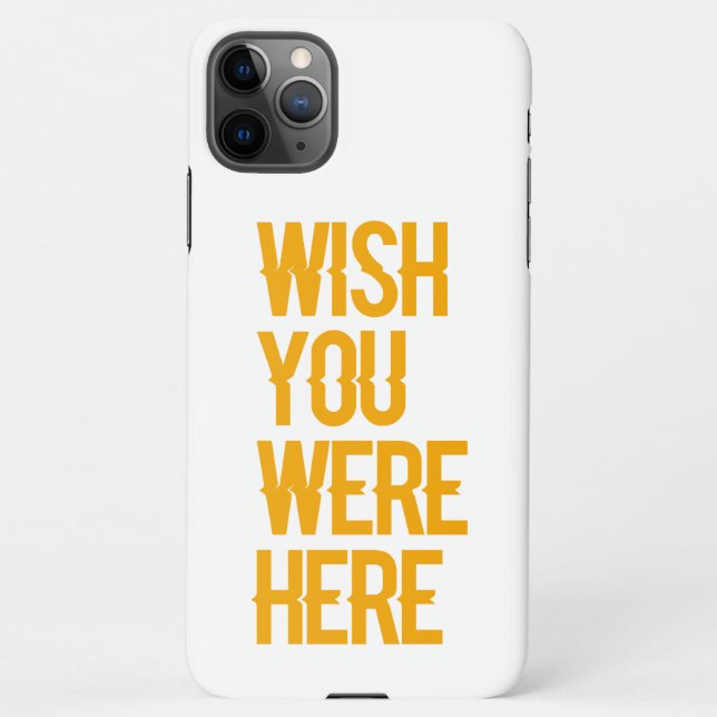 Capa Para iPhone Wish You Were Here  (Verso)