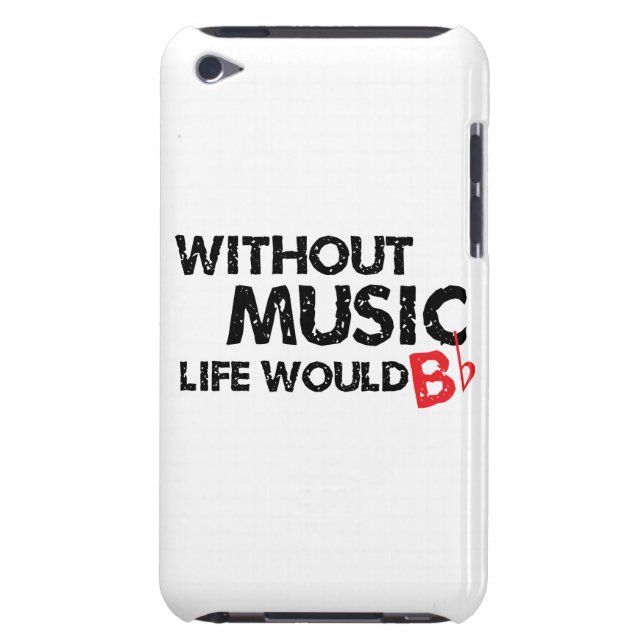 Capa Para iPod Touch Sem música, a vida B liso (Traseira)